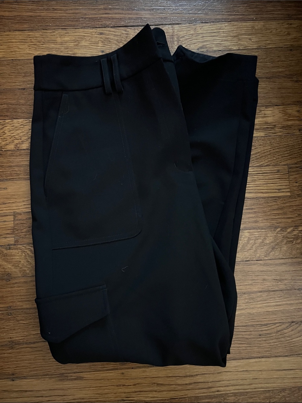 Express Black Casual Cargo Pants